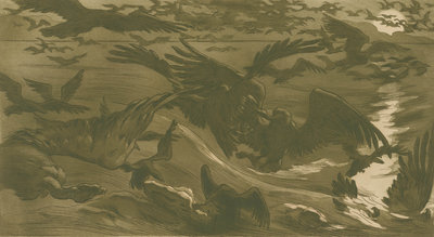 Emile Victor Prouvé, Roofvogels (Oiseaux de proie), 1893, Van Gogh Museum, Amsterdam (Vincent van Gogh Stichting)